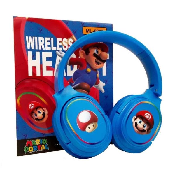 هدست وایرلس فانتزی طرح MARIO مدل ML-6820