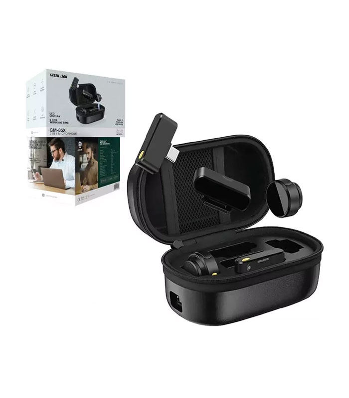 میکروفون یقه ای Green Lion مدل GM-85X 3IN1