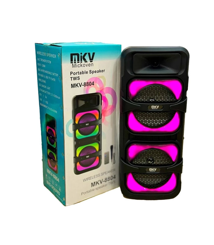 اسپیکر بلوتوثی قابل حمل میکوون مدل MKV-8804
